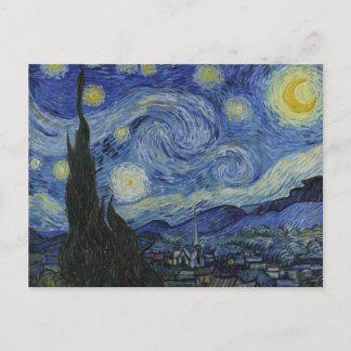 Carte Postale Nuit étoilée par Van Gogh