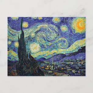 Carte Postale Nuit étoilée par van Gogh