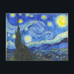 Carte Postale Nuit étoilée par Vincent van Gogh<br><div class="desc">Nuit étoilée par Vincent van Gogh</div>