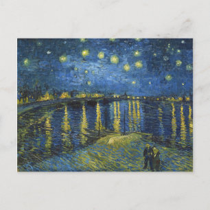 Carte Postale Nuit étoilée sur le Rhône par Vincent van Gogh