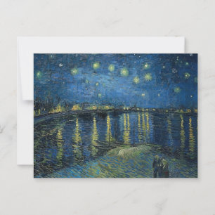 Carte Postale Nuit étoilée sur le Rhône Vincent van Gogh