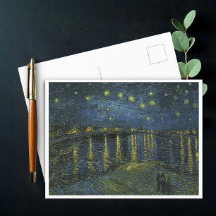 Carte Postale Nuit étoilée sur le Rhône, Vincent van Gogh Art