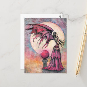 Carte Postale Nuit Fantastique d'Art Féerique par Molly Harrison