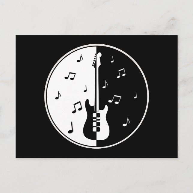 Carte Postale Nuit guitare (Devant)