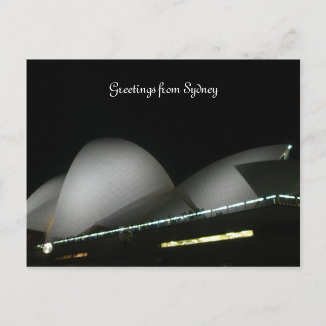 Carte Postale nuit lyrique de sydney (Devant)
