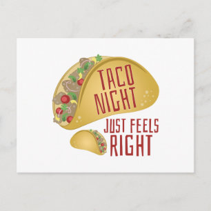 Carte Postale Nuit Taco