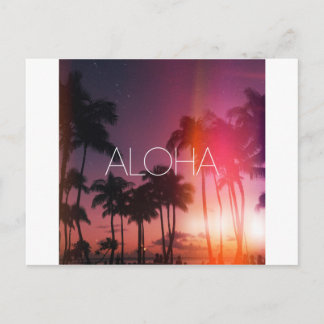 Carte Postale Nuit tropicale d'Aloha