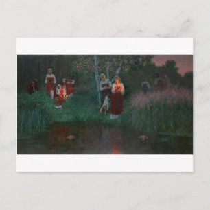 Carte Postale Nuit ukrainienne de Kupala par Simon Kozhin