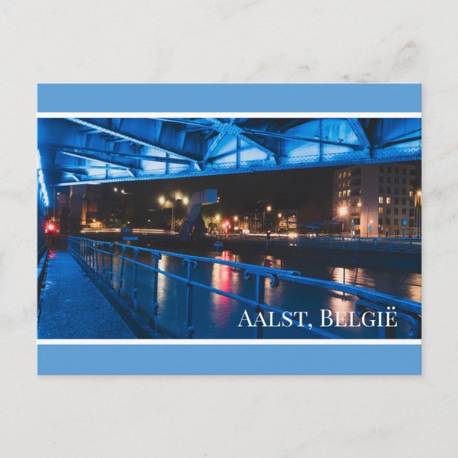 Carte Postale Nuits urbaines Aalst, Belgique (Devant)
