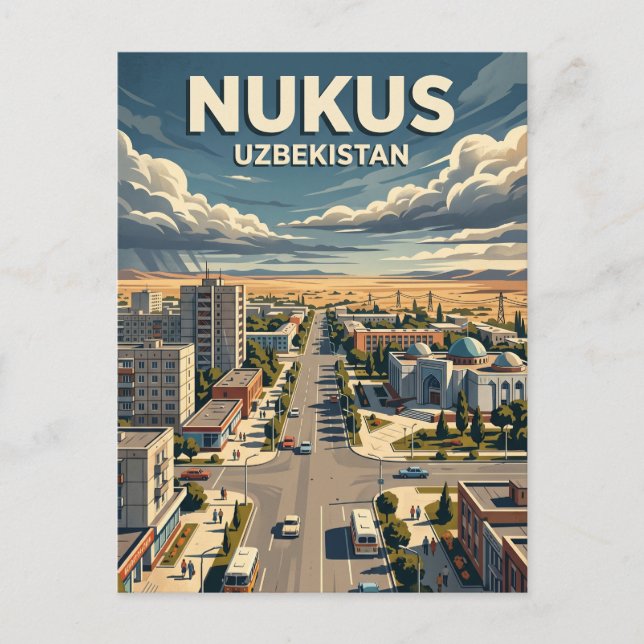 Carte Postale Nukus Ouzbékistan (Devant)