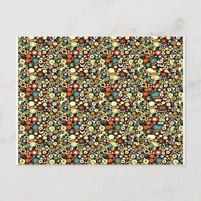 Carte Postale Number 5 Stereogram Magic Eye - No Envelope (Devant)