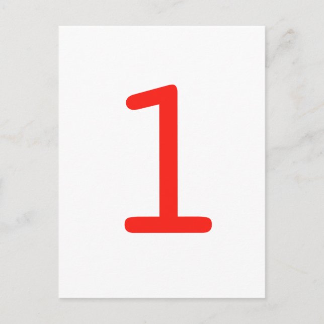 Carte Postale Numéro 1 (Devant)