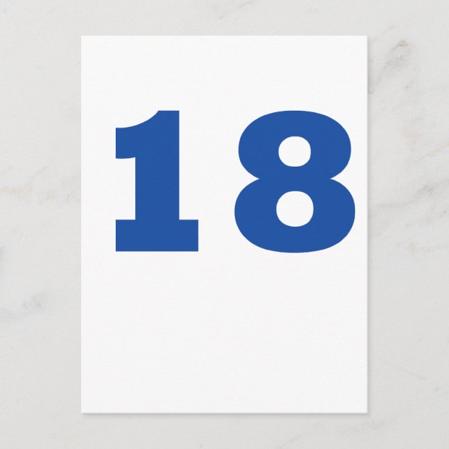 Carte Postale Numéro 18 ! (Devant)
