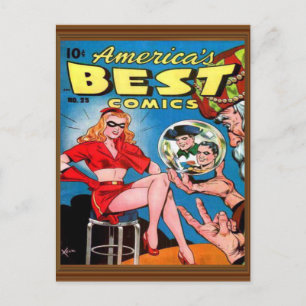Carte Postale Numéro 25 Best Superhero Comic America