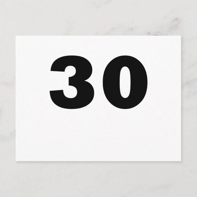 Carte Postale Numéro 30 (Devant)