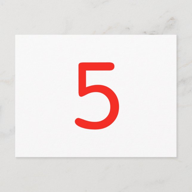 Carte Postale Numéro 5 (Devant)