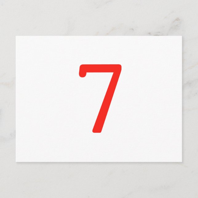 Carte Postale Numéro 7 (Devant)