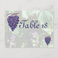 Numéro de tableau Mariage campagnard du vin