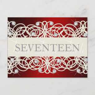 Carte Postale Numéro de tableau Shimmer et Crystals