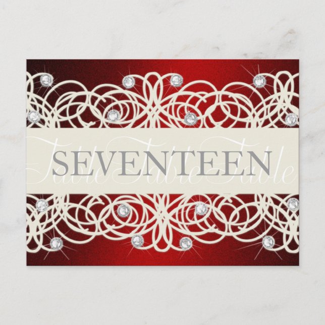 Carte Postale Numéro de tableau Shimmer et Crystals (Devant)