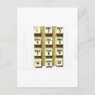 Carte Postale Numéro de téléphone