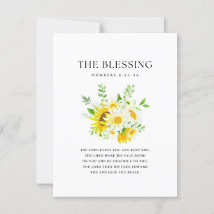 Carte Postale Numéros 6:24-26 Le Seigneur vous bénisse et vous g