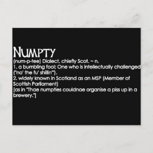 Carte Postale Numpty