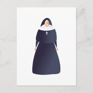 Carte Postale Nun
