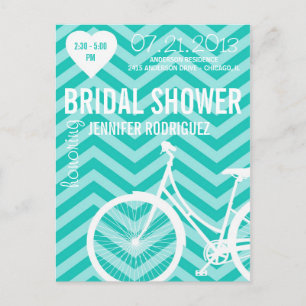 Carte postale nuptiale de wedding shower de