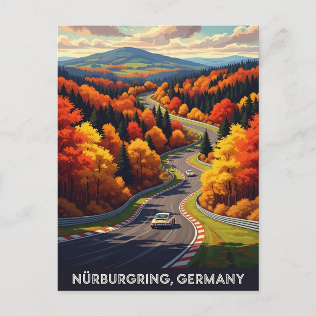 Carte Postale Nürburgring Allemagne Voyage (Devant)