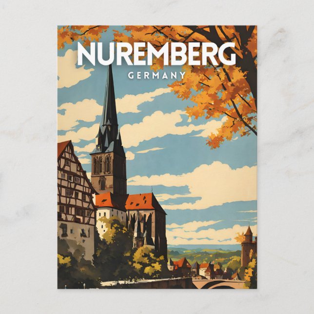 Carte Postale Nuremberg Allemagne (Devant)