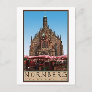 Carte Postale Nürnberg - Frauenkirche