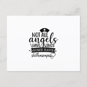 Carte Postale Nurse Gift Not All Angels Have Wings