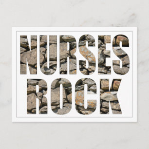 CARTE POSTALE NURSES ROCK POSTCARD