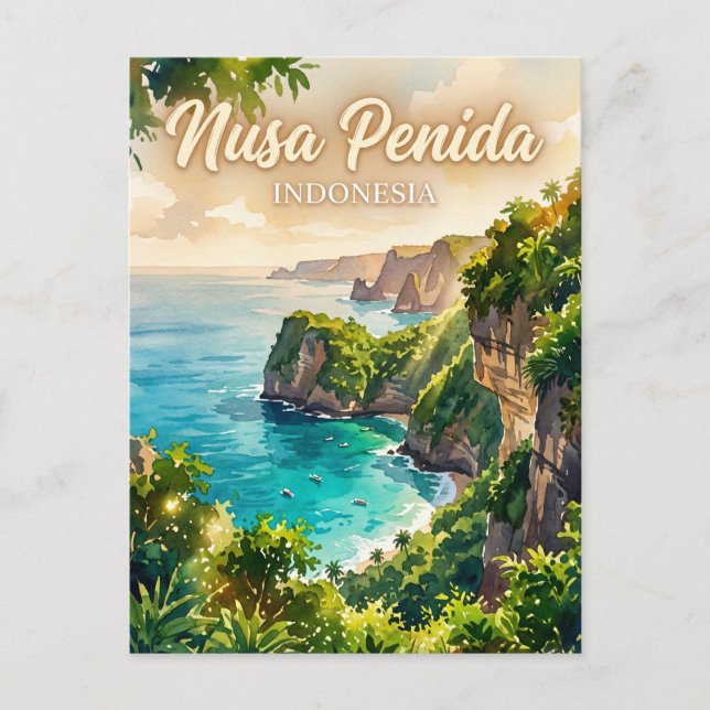 Carte Postale Nusa Penida Indonésie (Devant)