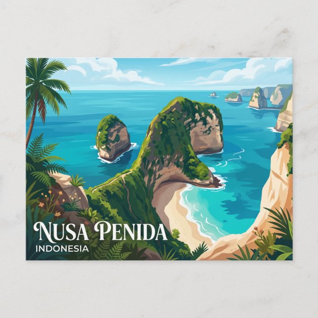 Carte Postale Nusa Penida Indonésie (Devant)