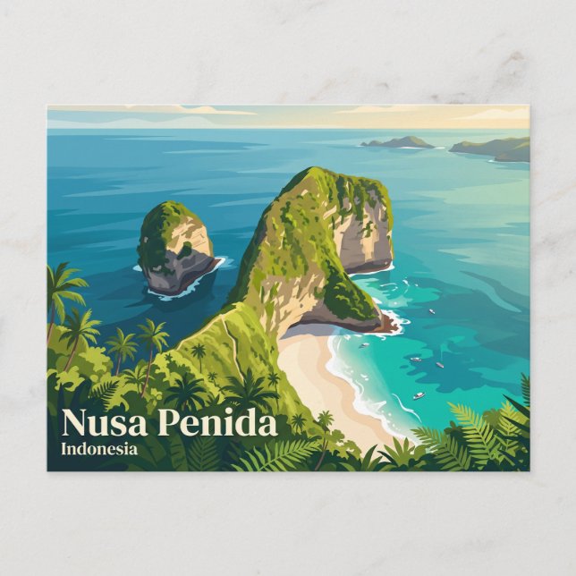 Carte Postale Nusa Penida Indonésie (Devant)