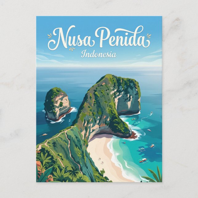 Carte Postale Nusa Penida Indonésie (Devant)