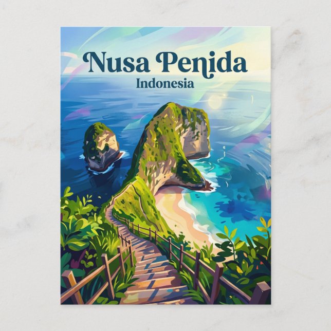 Carte Postale Nusa Penida Indonésie (Devant)