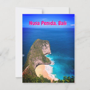 Carte Postale Nusa Penida, plage de Dinosaur