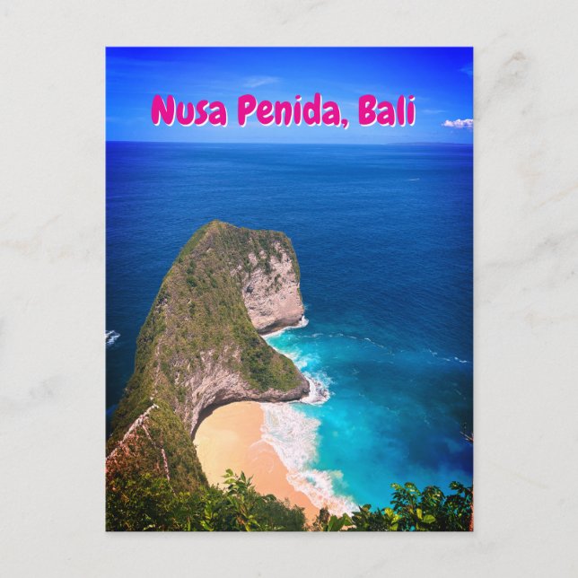 Carte Postale Nusa Penida, plage de Dinosaur (Devant)