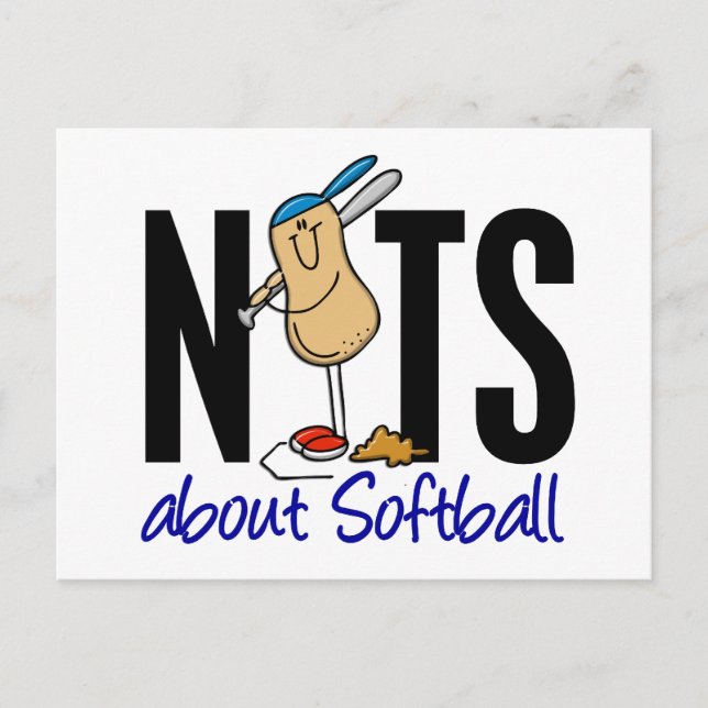 Carte Postale Nut de softball 2 (Devant)