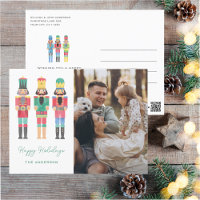 NUTCRACKERS EN COULEUR D'EAU AVEC PHOTO NOËL