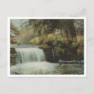 Carte Postale Nutley NJ, Yantacaw Falls, 1908 Vintage