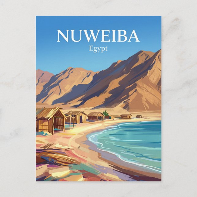 Carte Postale Nuweiba Égypte (Devant)