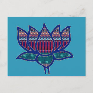 Carte Postale NVN724 Lotus Flower Pure Spiritual Yoga Meditation