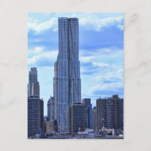 Carte Postale NY By Gehry / 8 Spruce St from East River A1