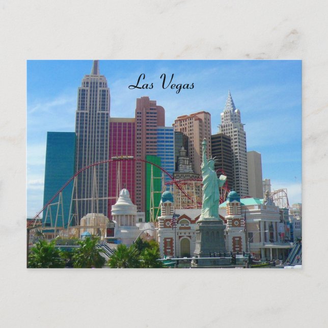 Carte Postale ny, las vegas (Devant)