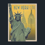 CARTE POSTALE NYC<br><div class="desc">Anderson Design Group est une société d'illustration et de conception de pointe située à Nashville,  au Tennessee. Founder Joel Anderson Directives Team of talented artists to create original poster art that looks like classic vintage publicité prints from the 1920s to the 1960s.</div>