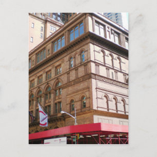 Carte Postale NYC Carnegie Hall